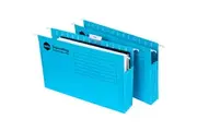Marbig Expanding Suspension Files Foolscap Blue Box 20