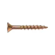 Zenith 8G x 30mm Countersunk Rib Head Chipboard Screws - 100 Pack Screws