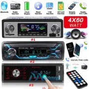 Single Din Car Stereo Audio Systems–Bluetooth, USB, Aux-in, AM/FM SD MP3 Player