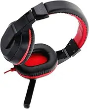 OSALADI Adjustable Noise Canceling Game Headphones with Mic for PC Laptop Stereo Wired Headset for Gaming Movies Music Comfortable Easy to Use