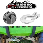 For UTV Jeep SUV 12000LB Synthetic Rope Winch Fairlead Clevis Slip Hook Stopper