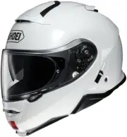 Shoei Neotec II Solid Modular Motorcycle Helmet White
