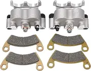Front Brake Calipers with Brake Pads 1911284 Replacement for Polaris Ranger 500 570 700 800 900 902D 1000 HST