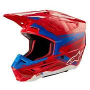 S-M5 Action 2 Helmet Ece 22.06 Bright Red Blue Glossy