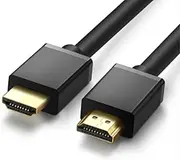 High-Speed 4K HDMI 2.0 Cable – 3.3ft (1m), 18Gbps, 60Hz, Ultra HD 2160p, 48-bit Deep Color, Male-to-Male, Ethernet & 3D Support, ARC Compatible, Black