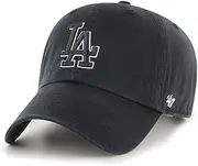 '47 Unisex Los Angeles Dodgers Hook and Loop Back Baseball Cap, Black/White