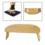 Meditation Bench Folding Sturdy Bamboo Yoga Stool Meditation Stool Kneeling
