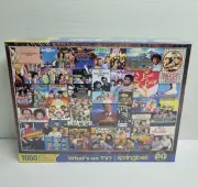 Springbok 1000 Piece Jigsaw Puzzle What’s On TV? Sealed Vintage Shows Bob Ross