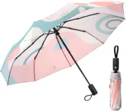 - Windproof Travel Umbrella, Automatic Umbrellas for Rain, Compact Umbrella, Tra