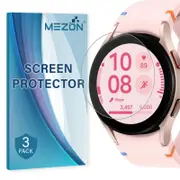3 Pack MEZON Samsung Galaxy Watch FE (40 mm) Ultra Clear TPU Film Screen Protectors