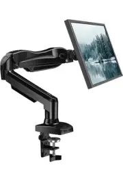 HUANUO Single Monitor Mount, 13 to 32 Inch Gas Monitor Arm, Adjustable Stand