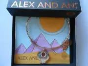 Alex and Ani Falcon Bangle Bracelet, Shiny Rose NWTBC