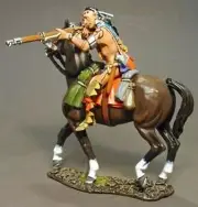 JOHN JENKINS RAID ON ST. FRANCIS RSF-21A MOUNTED WOODLAND INDIAN FIRING