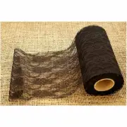Lace Roll Black 15cm x 22metres Wedding Table Runners Decorations DIY Craft Trim