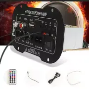 Car AMP-Remote 50W Bluetooth HiFi Power Amplifier Mini Audio Digital Stereo FM