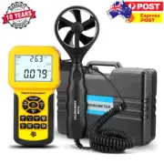 HoldPeak Anemometer Wind Speed Meter CFM CMM Air Flow Guage Data Record 45M/S
