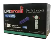 LifeSmart Universal Sterile Lancets 30G 100 Pack