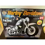 DEAGOSTINI 周刊 HARLEY DAVIDSON FATBOY 1:4 重機模型  創刊號