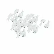 A ● 30 Pcs 6.3mm Wth Electrical Wire Crimp Terminals Female Connectors Spade