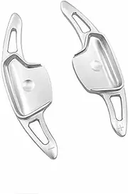 Car Steering Wheel Shift Paddles for K&ia Seltos 2020 2021 2022 2023 Car Steering Wheel Paddle Shift Aluminum Alloy Shifter Paddle Extension Gearbox Accessories HTEOPOEKFR(Silver)