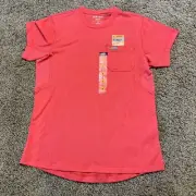 Ariat Women's Rebar Workman Short Sleeve Pocket T-Shirt Pink Size Small Graphic