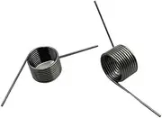10pcs 65Mn Steel V-Shaped Spring Hair Clip Spring Steel Wire Diameter 0.8mm Angle 60 90 120 180 Degrees(7.2mm (180 Degrees),6.5mm)