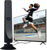 Indoor TV Aerial Antenna Booster, 2025 Upgraded Smart TV Aerially With Signal Booster, 16.4FT Long Cable With 280+ Miles Strong Signal UK For Miles Long Range Support 4K 1080P
