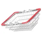 Mini Portable Makeup Basket Metal Grocery Baskets for Kids Shopping Baby