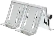 SOESFOUFU Garage Door Parts Hinge Brackets 2pcs Set Universal Door Tracks Rails Cables Roller Bracket Track Kit Hardware