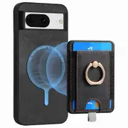 D7 For Google Pixel 8 Kickstand Case Magnetic Card Slot Phone Protector