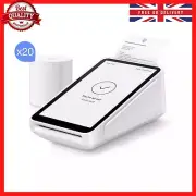 Square All-In-One Mobile Card Terminal Payment Contactless + 20 x Receipt Rolls