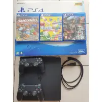 在飛比找蝦皮購物優惠-ps4 slim 500G主機含三片遊戲