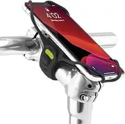 BONE Bicycle Phone Mount Pro 3, Universal Bike Handlebar Holder (3rd Gen Pro) Compatible with iPhone 15, 14, 13, 12, 11 Pro Max Plus, Galaxy S10 S9 Edge Note Series, Fits Devices 5.8" to 7.2" - Black