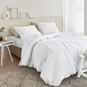 Organic Cotton Basic White Quilt Cover Set