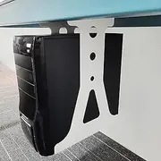 Computer Tower Stand,Computer Stand, Adjustable Under Desk PC Mount and PC Wall Mount Bracket,Adjustable Straps Fit,Computer Case,Black - PC Tower Holder (Color : White, Size : 57 * 36cm)