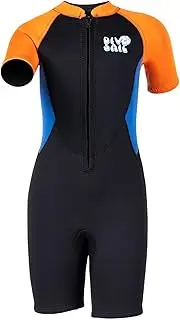 Children's Neoprene Shorty Wetsuit Shorty 2.5 mm Wetsuit Boys and Girls Front Closure Warming for Swimming Snorkelling Surfing Diving