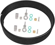 Oshhni Bike Hydraulic Brake Hose Kit,Parts Connecting Insert Kit,Multifunction Connector,Disc Brake Hose Fittings for Outdoor Sports