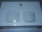 new no warranty Google Nest Mesh Wifi Router & Point snow GA00822-US ga 00822