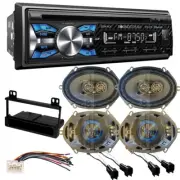 Soundstream Bluetooth CD Car Stereo & 4 Speaker for 1999-2003 Ford F150/ F250