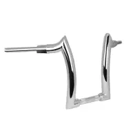 14'' Rise Handlebar Handle bars Chrome For Harley Dyna Softail Touring AU