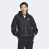 在飛比找momo購物網優惠-【adidas 愛迪達】外套 女款 運動連帽外套 風衣外套 