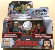 Wanda Scarlet Witch Quicksilver Avengers MCU Marvel Minimates 2 pack mini figure