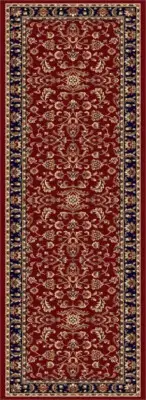 2x7 Sensation Oriental Red Bordered s 4790 Runner Area Rug - Approx 2'3"x7'3"