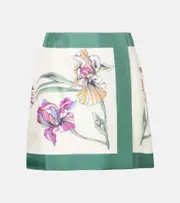 [La DoubleJ] La DoubleJ Foulard silk miniskirt UK 16 multicoloured