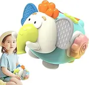 Activity Cube | Animal-Themed Sensory Cube - Play Center, Travel Toys, Early Learning Activities for Kids 3 Month+