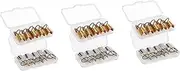 FOMIYES Sets Nail Extension Set Gel Nail Tips Aluminum Mold Crystal Art Forms Reusable Accurate Guide Lines Curved Shape for Easy Application Box