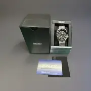 Seiko 5 Sports GMT Automatic Watch SSK001 Black Dial Stainless Box & Papers