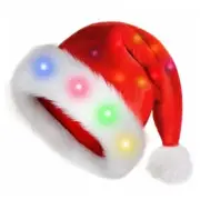 Santa Hats, Oversize Light up Christmas Hats, Large Santa Hat with LED Lights,