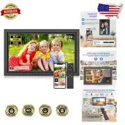High-Resolution 15.6" Digital Photo Frame - Secure & Easy Family Sharing