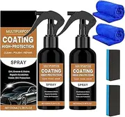 2Pcs Turbo Shine Nexa,3 in 1 High Protection Quick Car Coating Spray,Car Coating Fast Wax Polishing Spray for Scratches,Nexa Car Scratch Remover